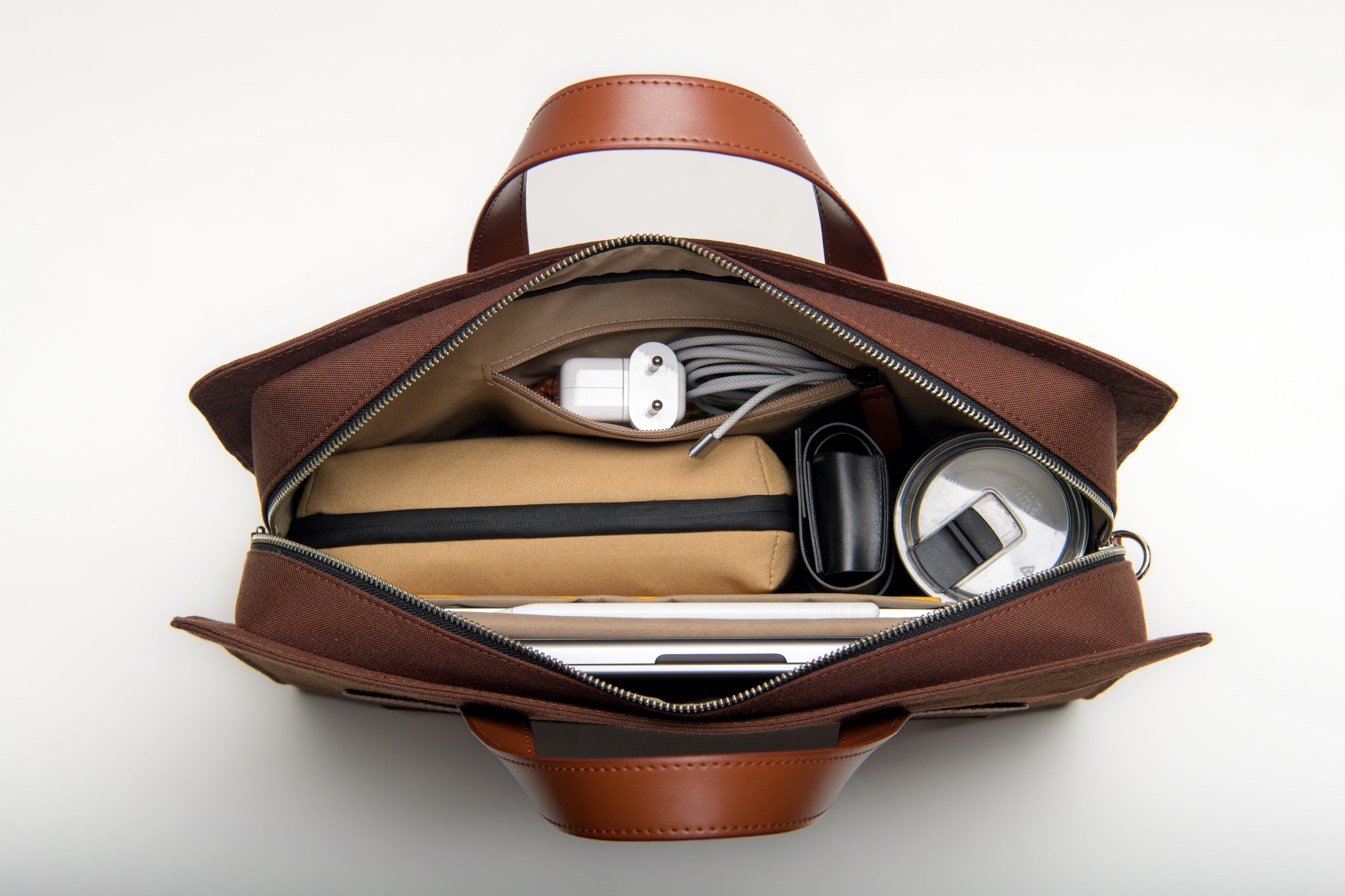 Sanctuary Briefcase & Sage Dopp Kit