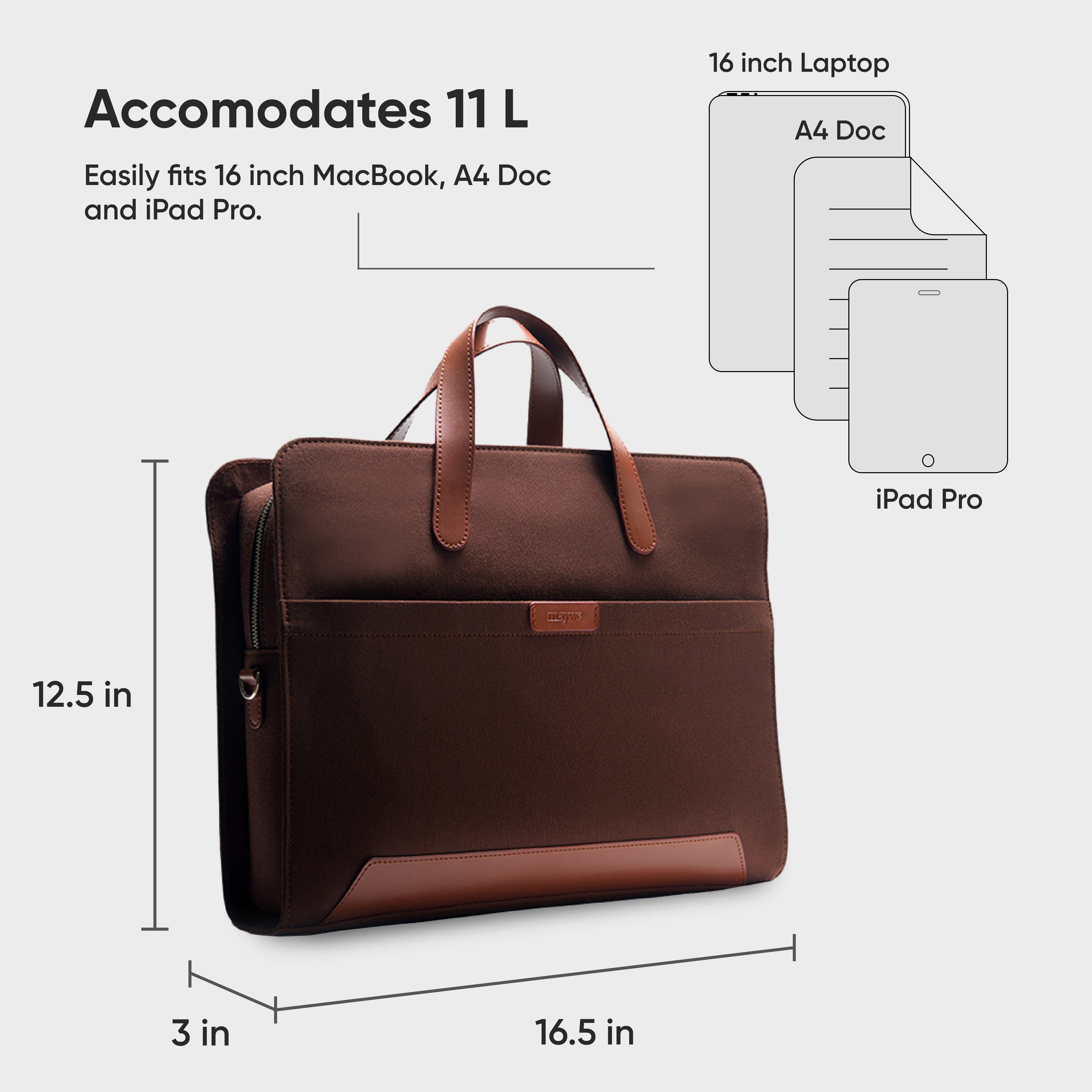 Sanctuary Briefcase (Brown)