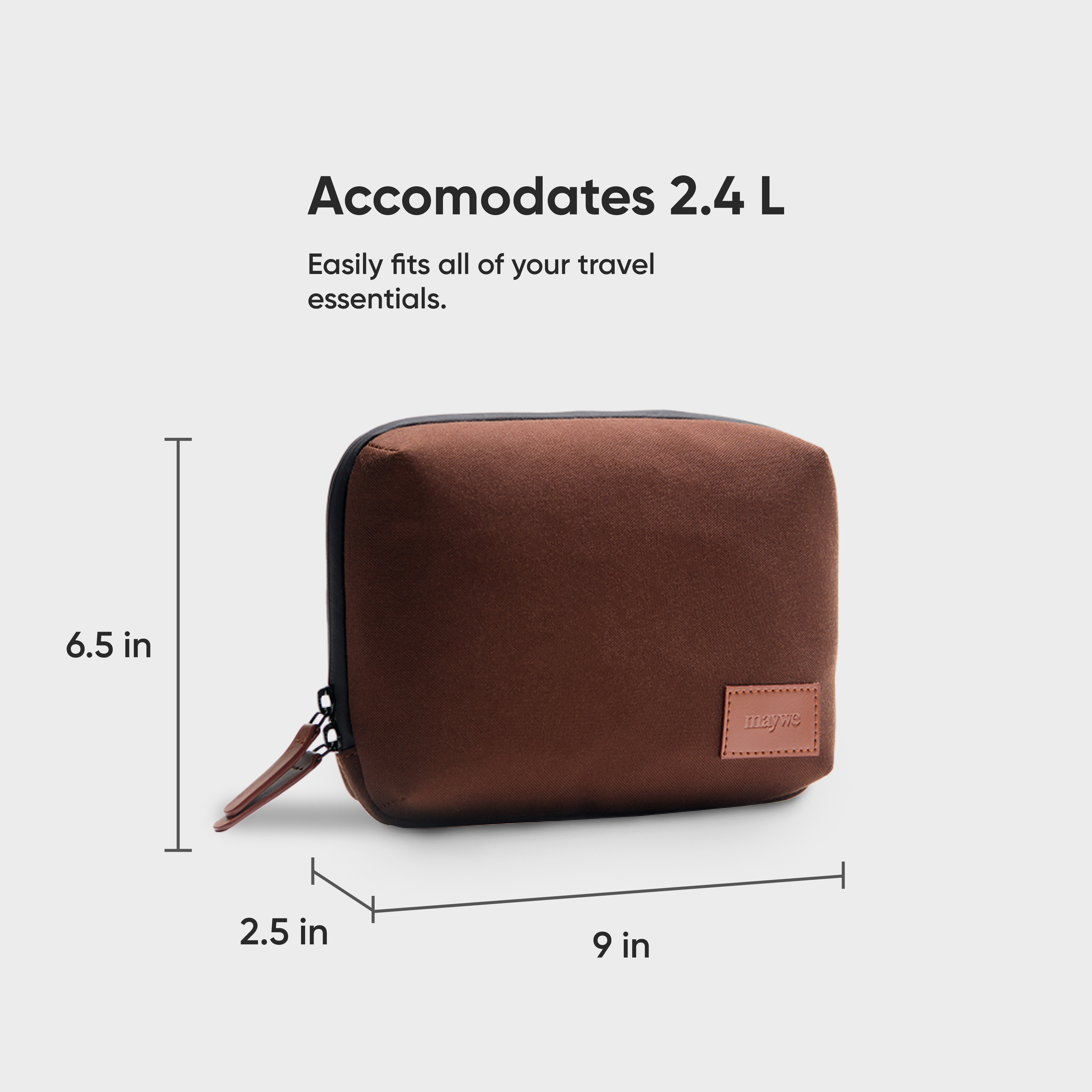 Sage Dopp Kit (Brown)