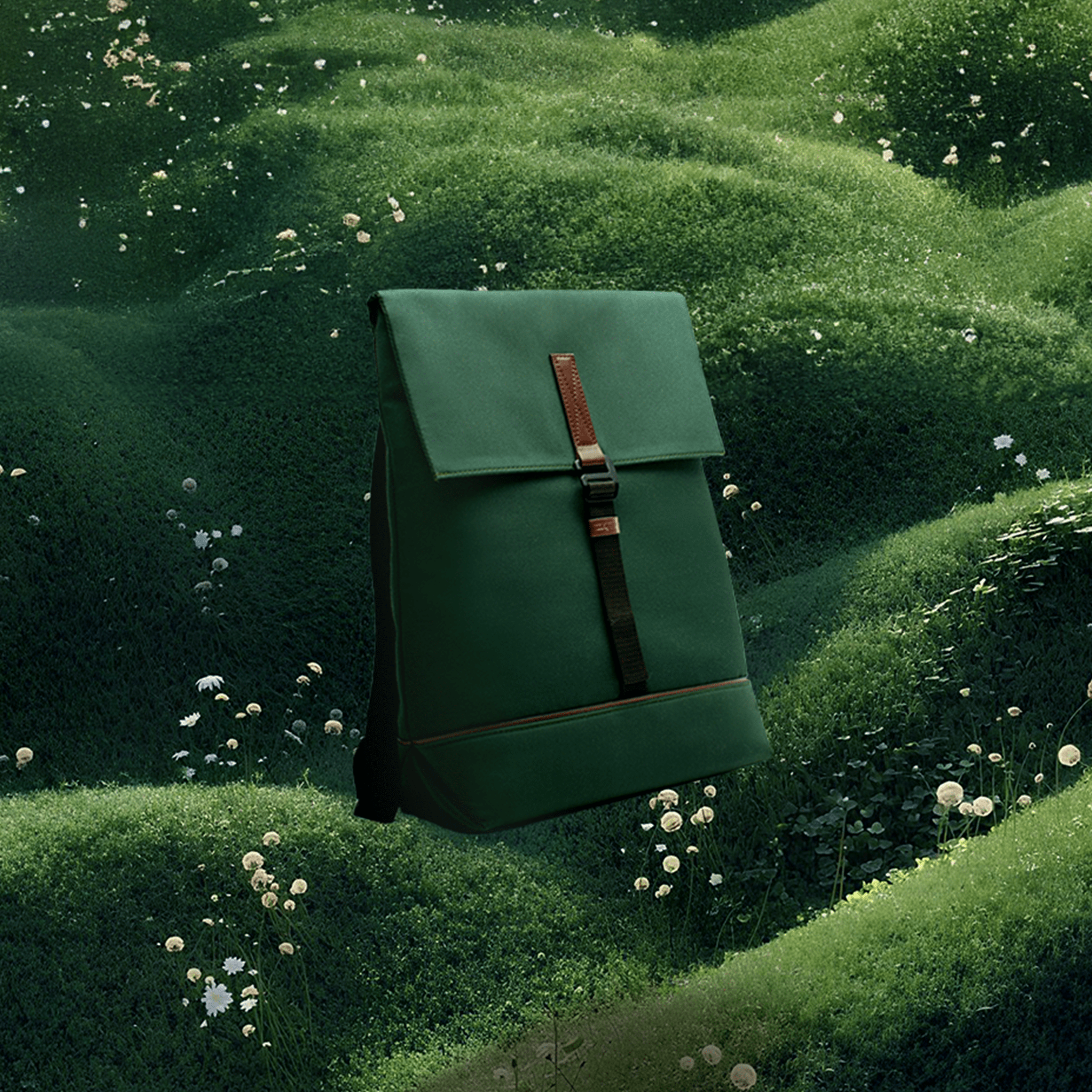 Willow Flap Backpack (Green)