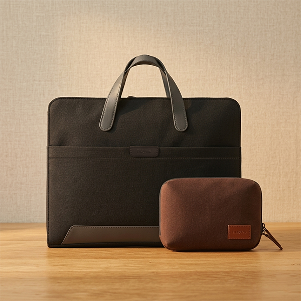 Sanctuary Briefcase & Sage Dopp Kit