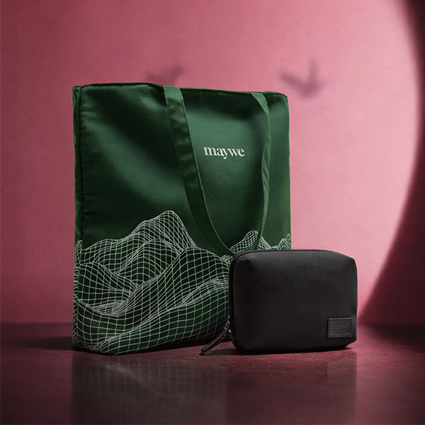Terra Tote Bag & Sage Dopp Kit