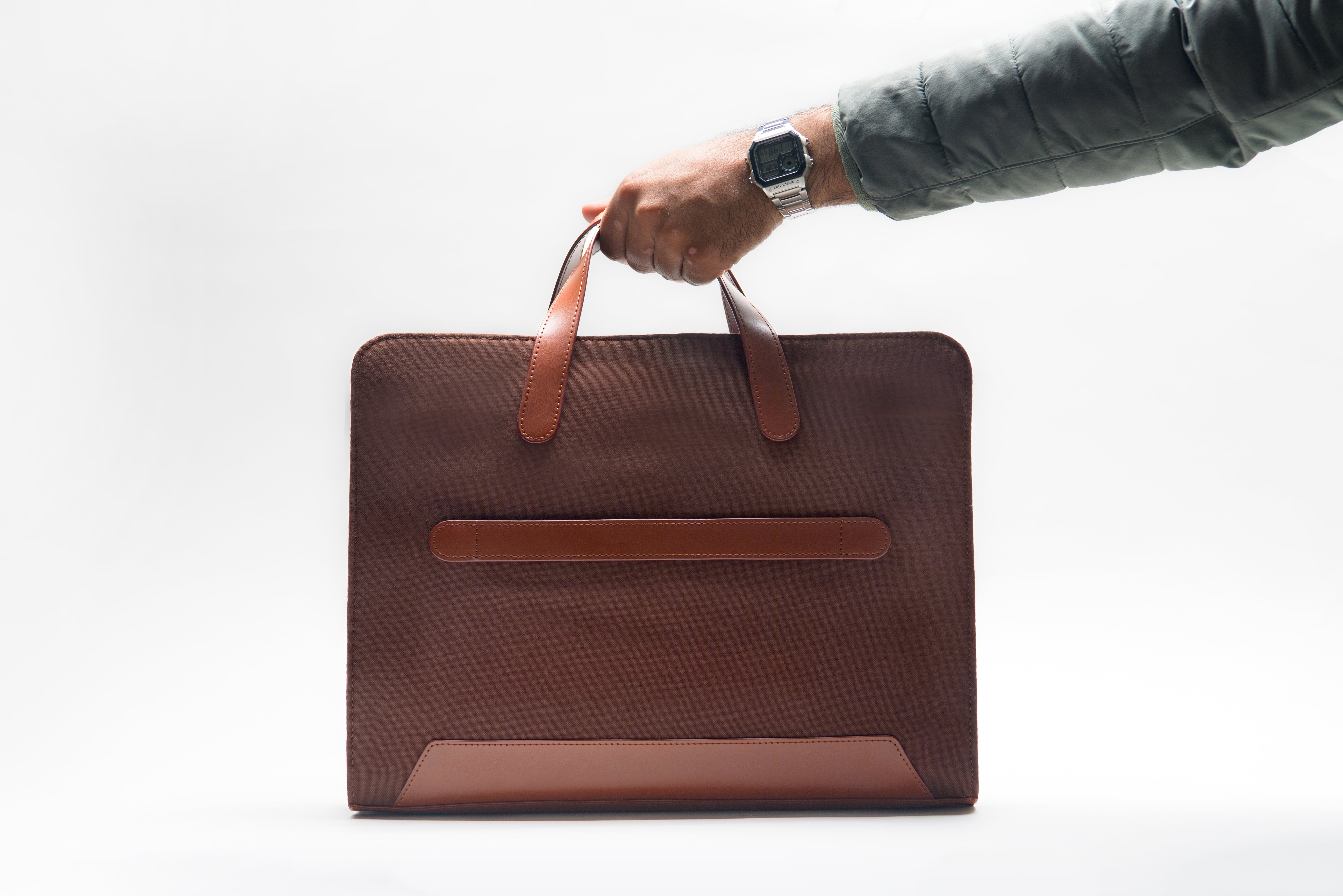 Sanctuary Briefcase & Sage Dopp Kit