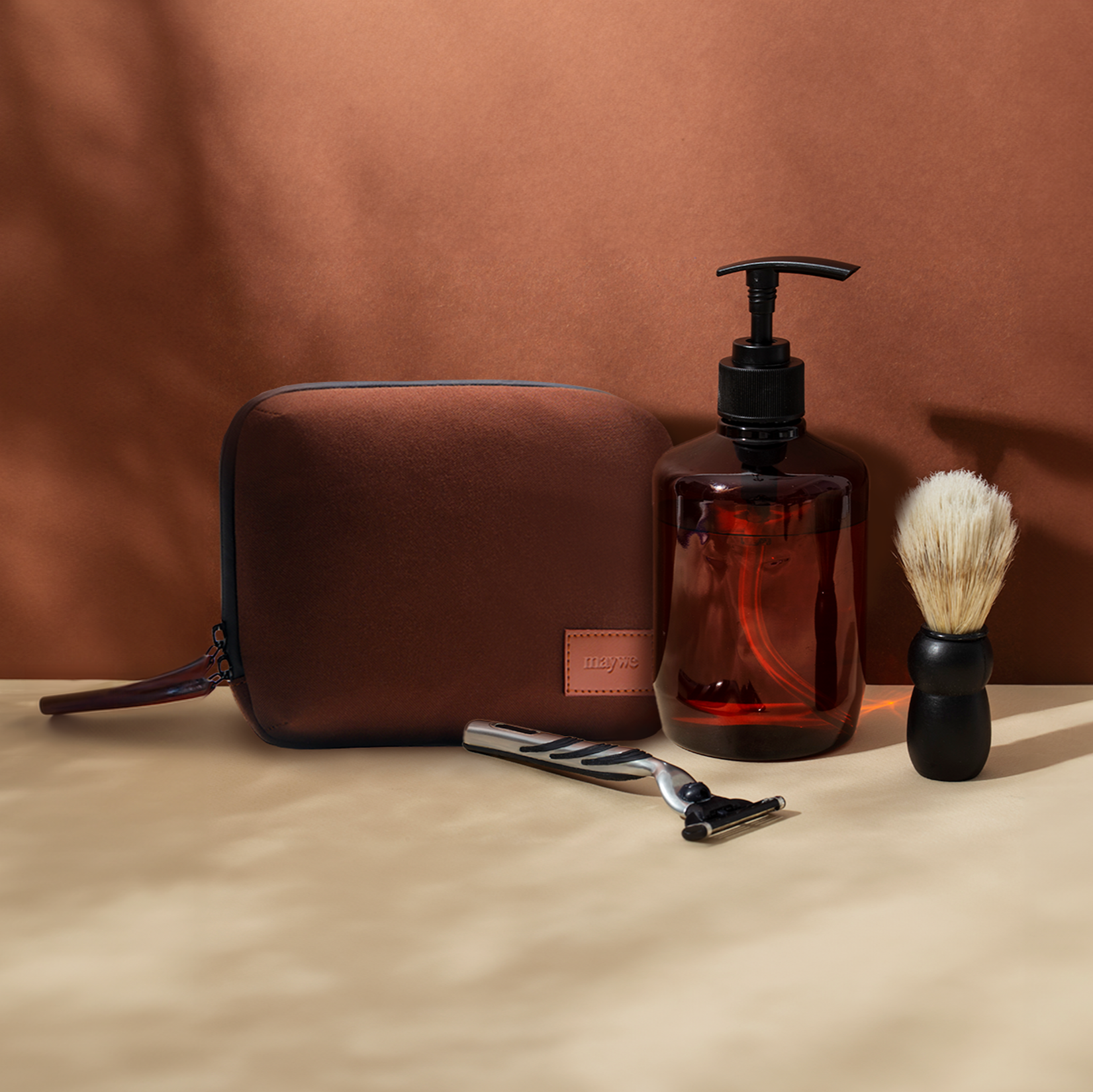 Sage Dopp Kit (Brown)