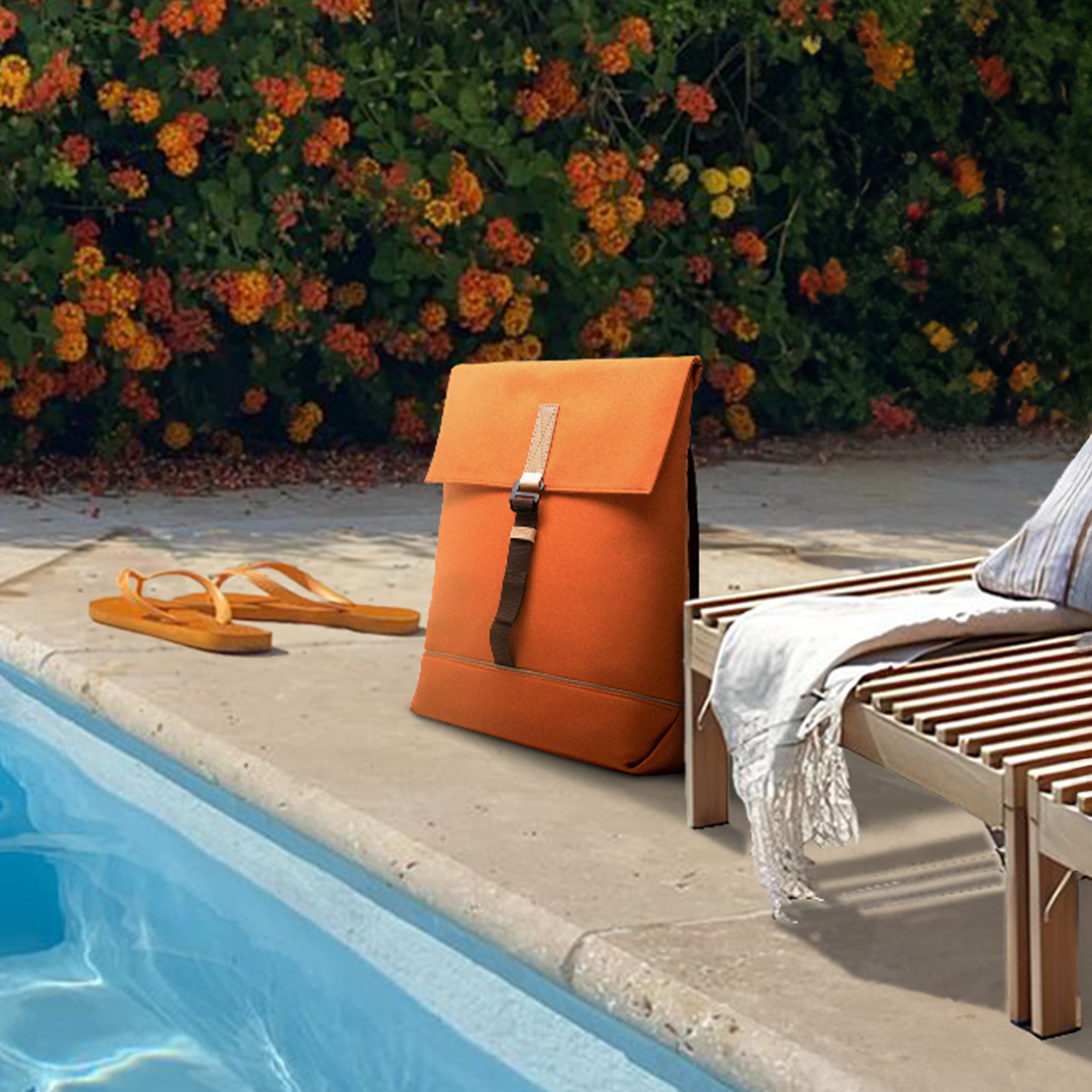 Willow Flap Backpack (Orange)